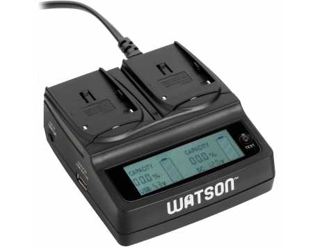 Watson Duo LCD Charger for Sony L-Series Batteries