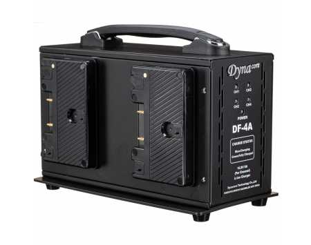 Dynacore DF-4A 4-Channel Quad Fast Battery Charger (Gold Mount)