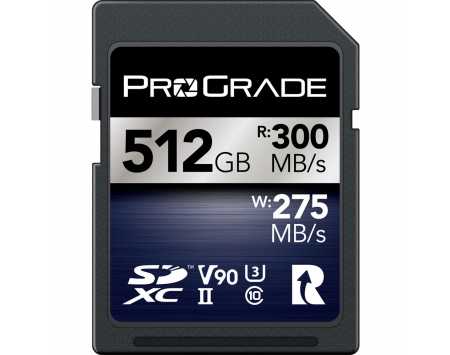 ProGrade Digital 512GB UHS-II V90 SDXC Iridium Memory Card