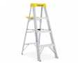 Werner 4' Aluminum Step Ladder (8' Reach, 250 lb Capacity)