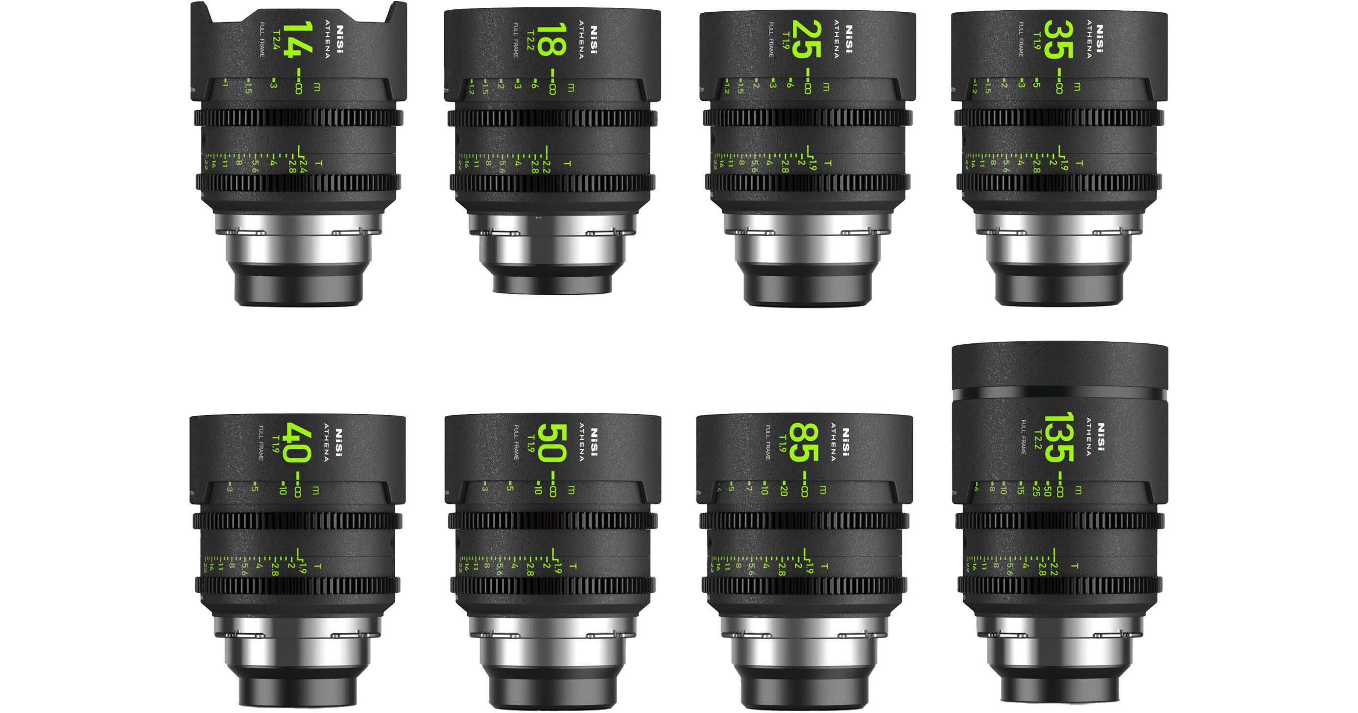 NiSi Athena Prime Lens Set (RF/E/PL, FF)