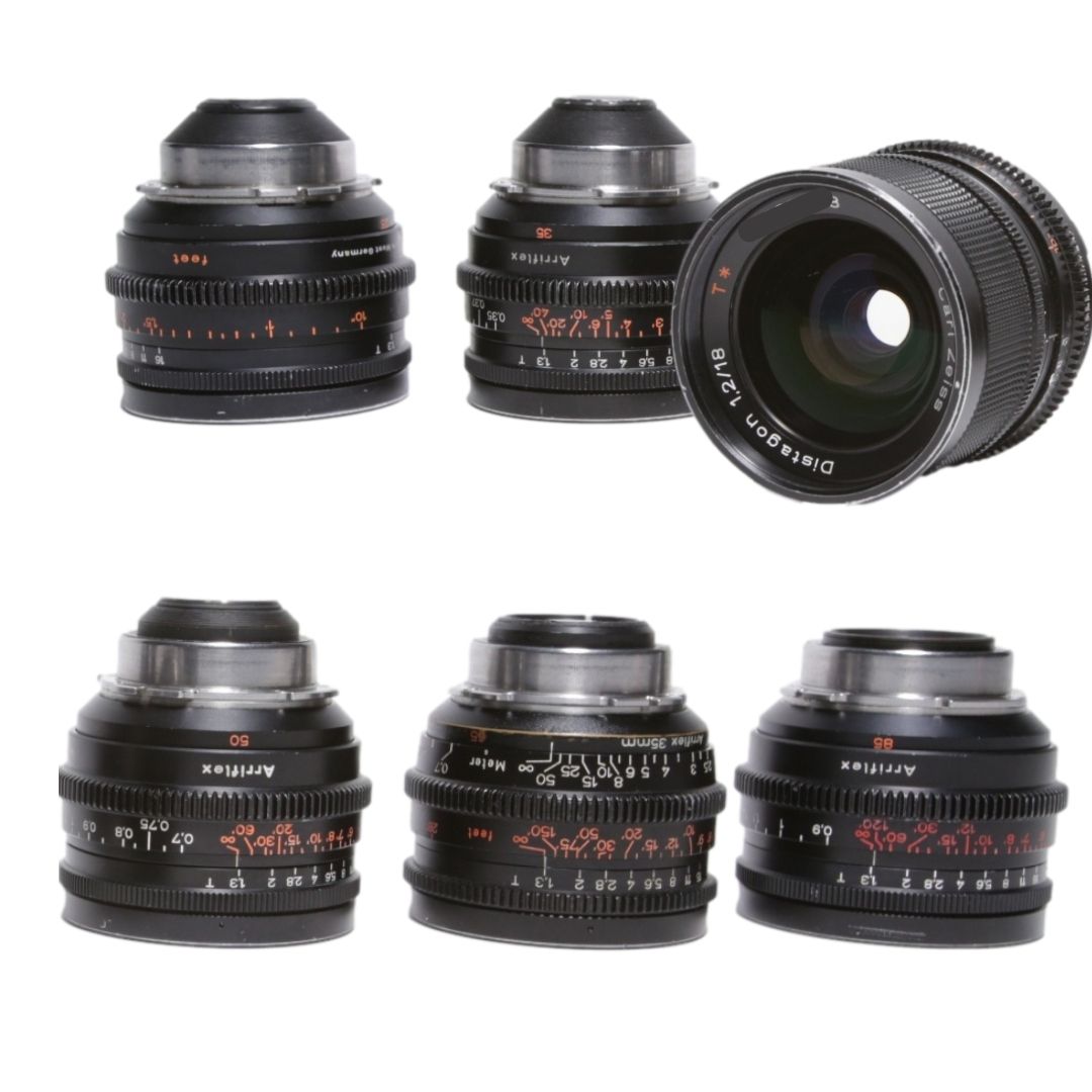 Zeiss Super Speed Prime Cinema Lenses with Uncoated Front Element (PL, S35)