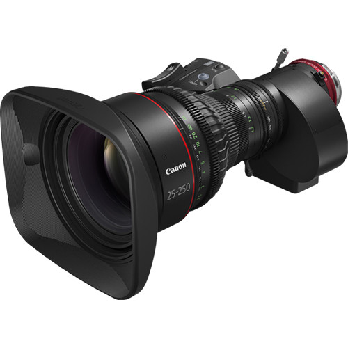 Canon CINE-SERVO 25-250mm T2.95 Zoom Lens w/ 1.5x Extender (PL, S35/FF)