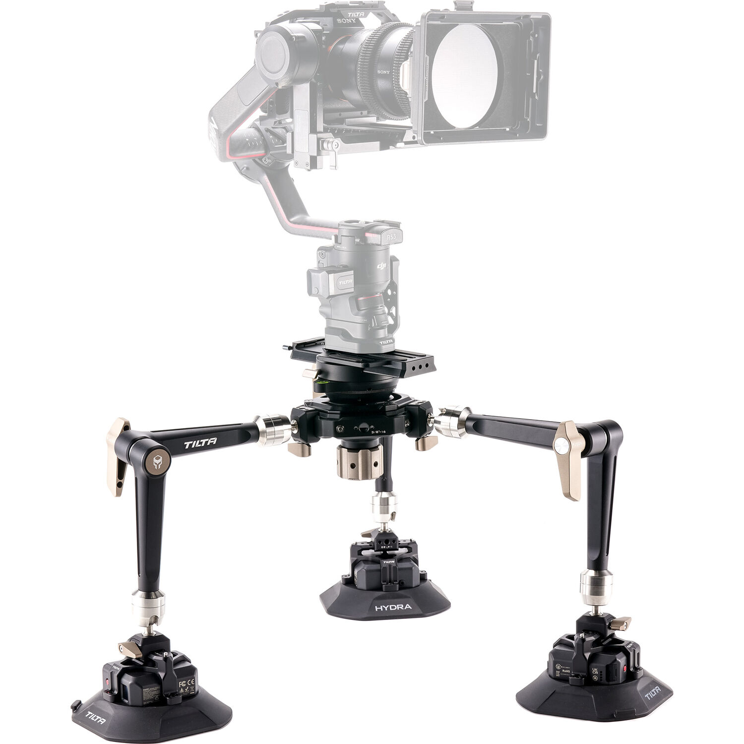 Tilta Hydra Articulating Car Mount w/ Electronic Suction Cups