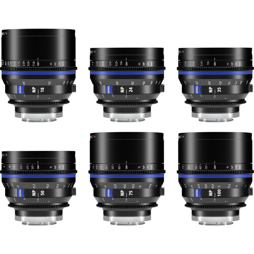 ZEISS Nano Prime T1.5 Lens Set (Sony E, FF)