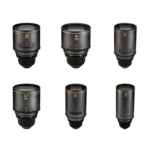 Atlas Lens Co. Mercury T2.2 1.5x Anamorphic Prime Lens Set (PL, FF)