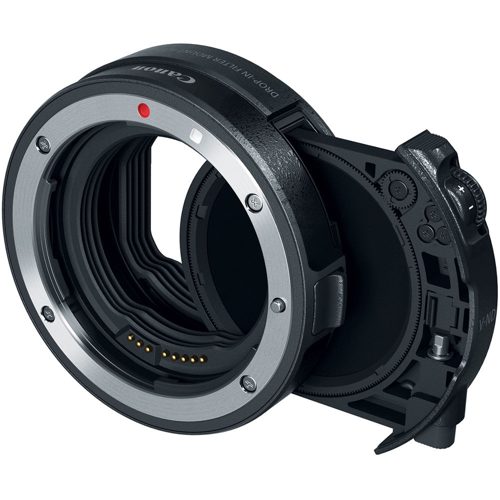 Canon Drop-In Filter Mount Adapter RF to EF w/ Variable ND Filter