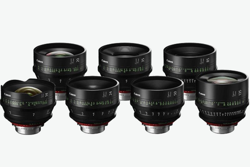 Canon Sumire Prime Series Lens Set (PL, FF)