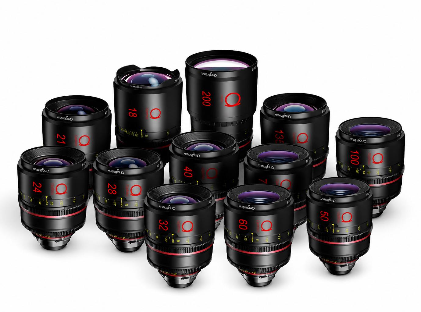 Angenieux Optimo Prime T1.8 Lens Set (PL, FF)