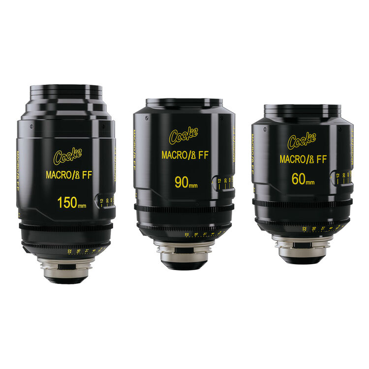 Cooke Macro/i T2.5 3-Lens Set (PL/LPL, FF)
