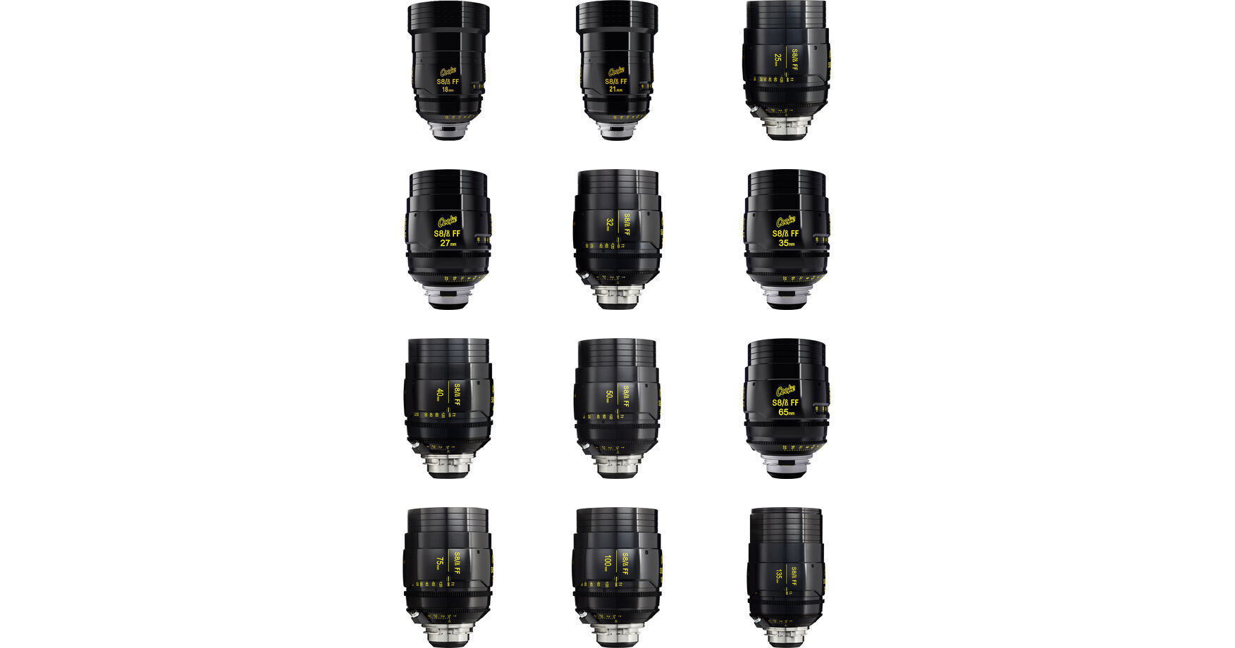 Cooke S8/i T1.4 Lens Set (PL, FF)