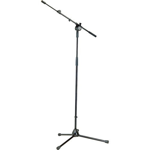 K&M 25600 Tripod Microphone Stand & Boom (Black)