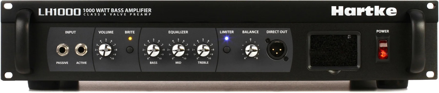 Hartke LH1000 1000W Bass Amplifier Head