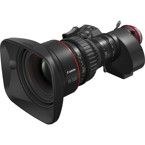 Canon CINE-SERVO 15-120mm T2.95-3.9 Zoom Lens w/ 1.5x Extender (PL, S35/FF)