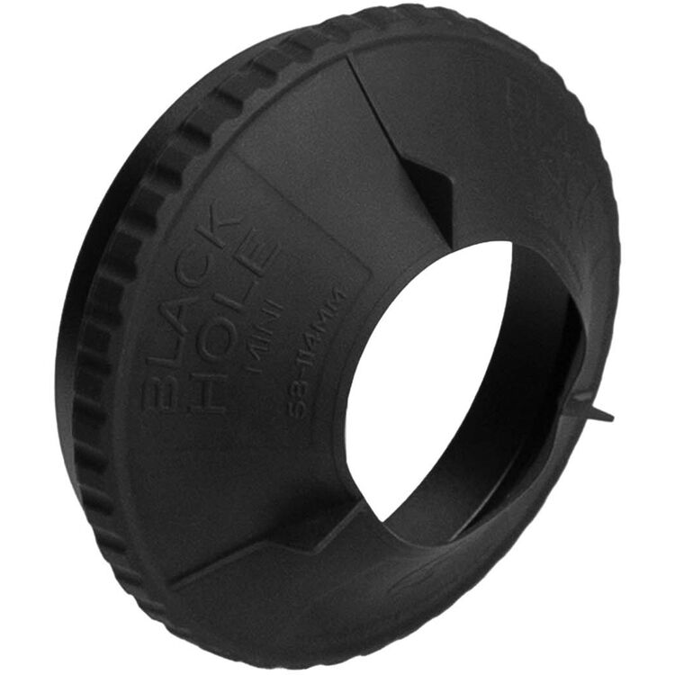 Bright Tangerine Black Hole Mini Rubber Donut for Matte Boxes (114mm)